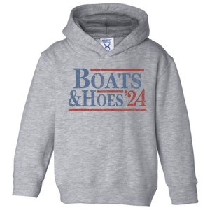 Boats And Hoes 2024 Election Toddler Hoodie