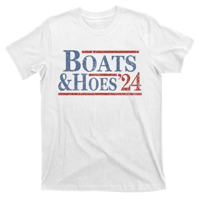 Boats And Hoes 2024 Election T-Shirt