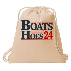 Boats And Hoes 2024 Election Funny Drawstring Bag