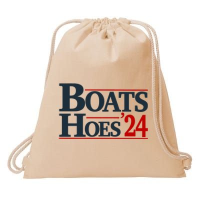 Boats And Hoes 2024 Election Funny Drawstring Bag