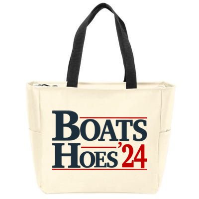 Boats And Hoes 2024 Election Funny Zip Tote Bag