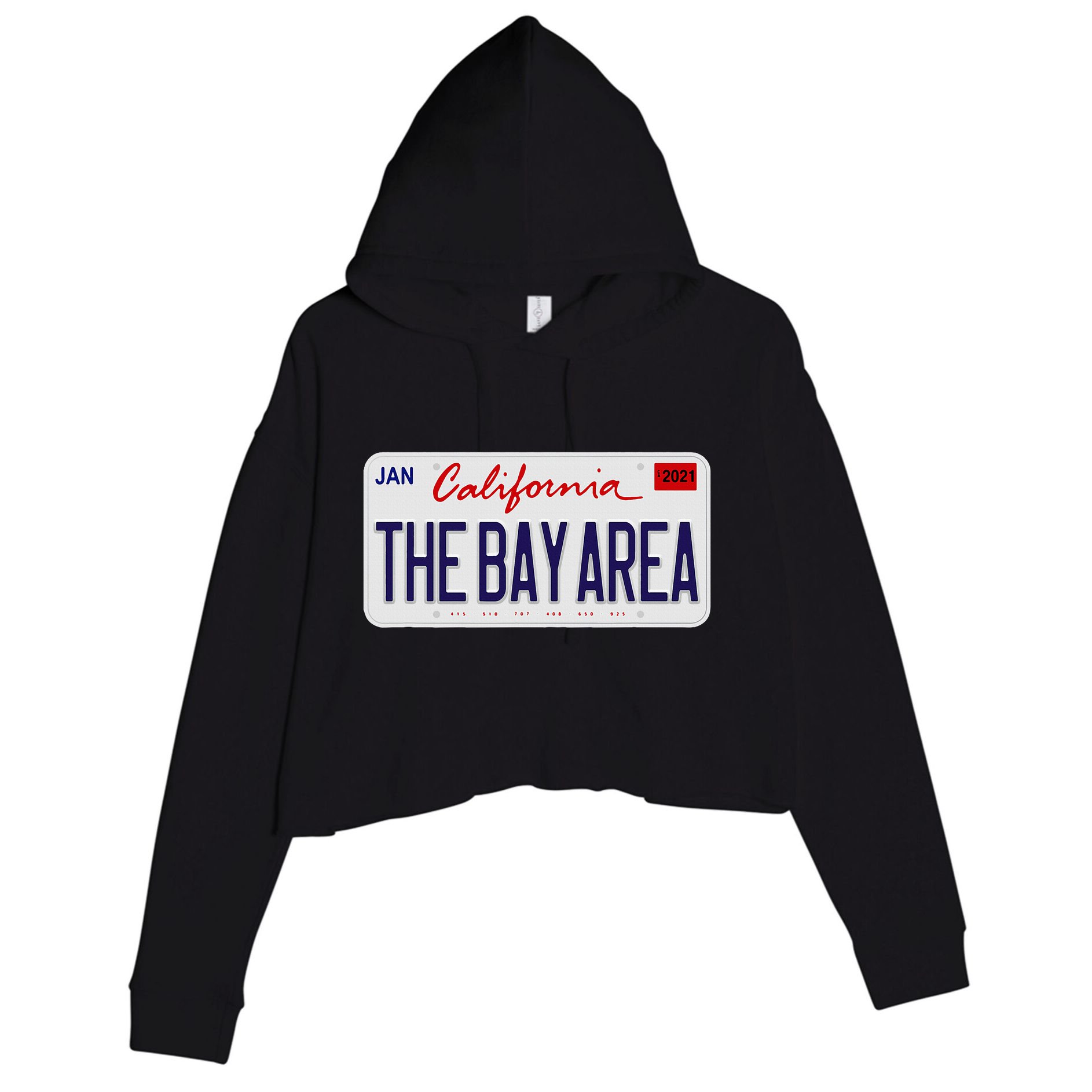 Bay Area Hyphy Bay Super Hyphy Thizz Hyphy Bay Area Crop Fleece Hoodie