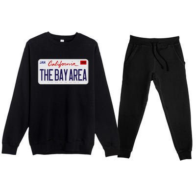 Bay Area Hyphy Bay Super Hyphy Thizz Hyphy Bay Area Premium Crewneck Sweatsuit Set