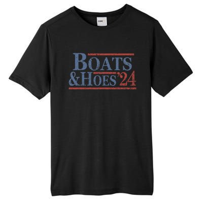 Boats And Hoes 2024 Election Funny Gifts Tall Fusion ChromaSoft Performance T-Shirt