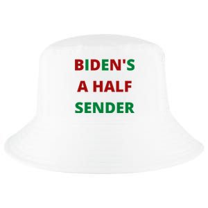 Biden's A Half Sender Funny Christmas Cool Comfort Performance Bucket Hat