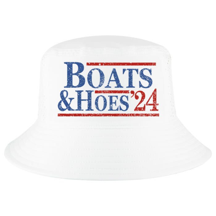 Boats And Hoes 2024 Funny Summer Beach Vacation Cool Comfort Performance Bucket Hat