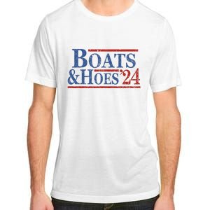 Boats And Hoes 2024 Funny Summer Beach Vacation Adult ChromaSoft Performance T-Shirt