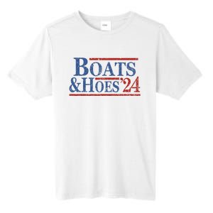 Boats And Hoes 2024 Funny Summer Beach Vacation Tall Fusion ChromaSoft Performance T-Shirt