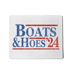 Boats And Hoes 2024 Funny Summer Beach Vacation Mousepad