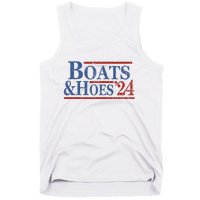 Boats And Hoes 2024 Funny Summer Beach Vacation Tank Top