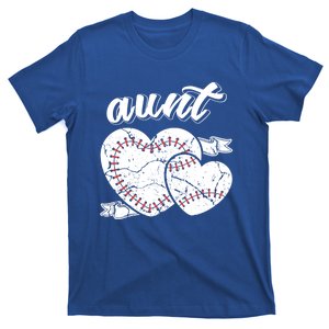 Baseball Aunt Heart Ball Cool Baseball Proud Grandma Great Gift T-Shirt