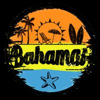 Bahamas Retro Circle City Backpack