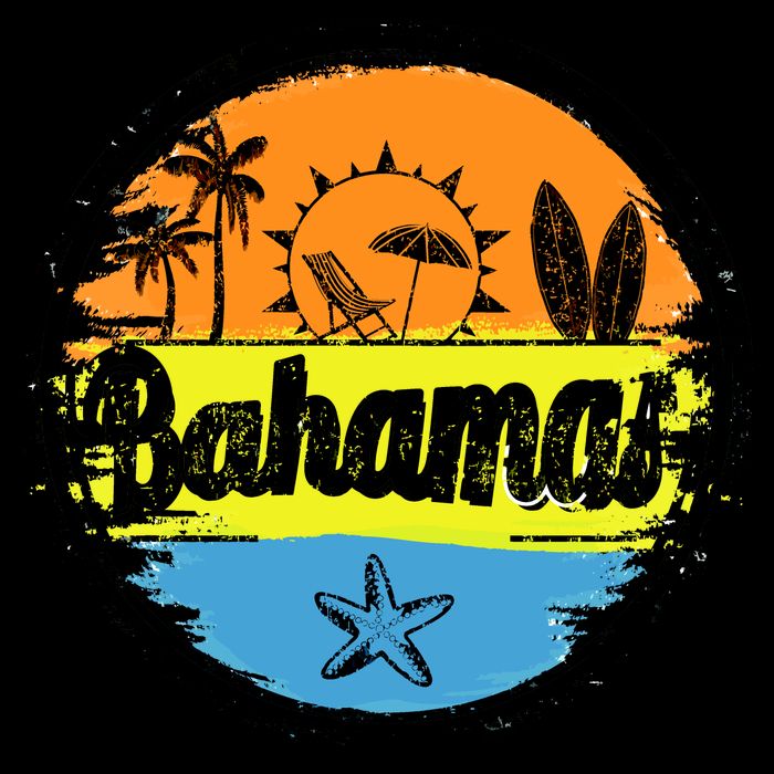 Bahamas Retro Circle City Backpack
