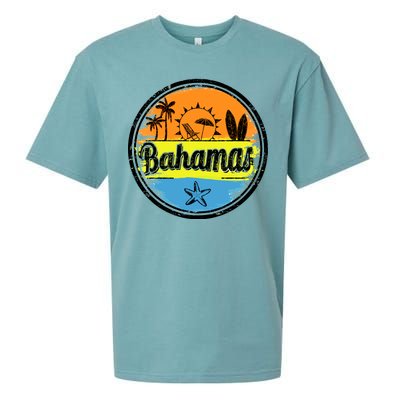 Bahamas Retro Circle Sueded Cloud Jersey T-Shirt