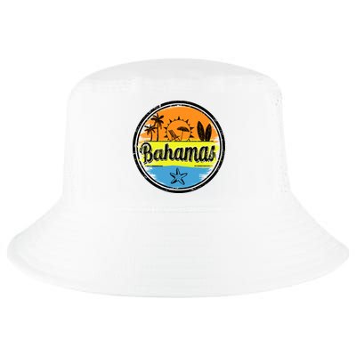 Bahamas Retro Circle Cool Comfort Performance Bucket Hat