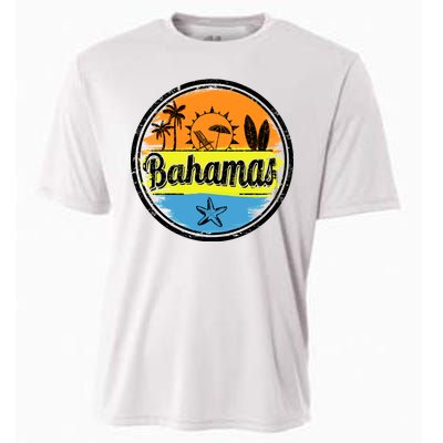 Bahamas Retro Circle Cooling Performance Crew T-Shirt