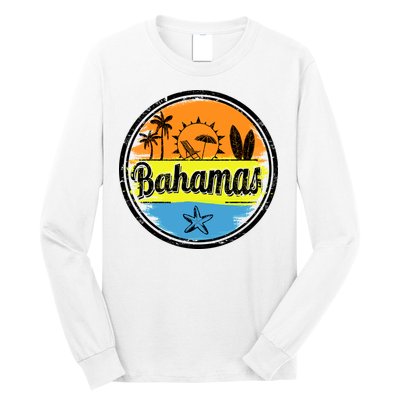Bahamas Retro Circle Long Sleeve Shirt