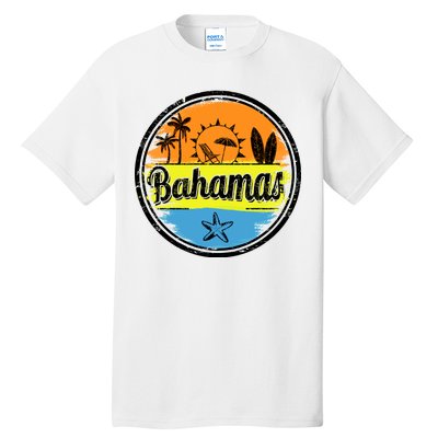 Bahamas Retro Circle Tall T-Shirt