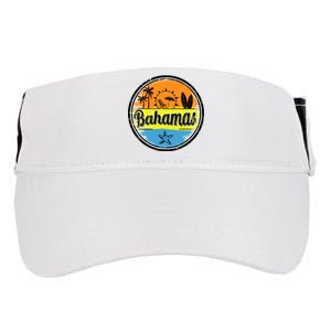 Bahamas Retro Circle Adult Drive Performance Visor