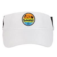 Bahamas Retro Circle Adult Drive Performance Visor