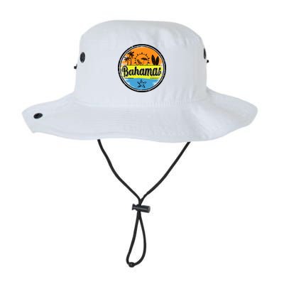 Bahamas Retro Circle Bucket Hat