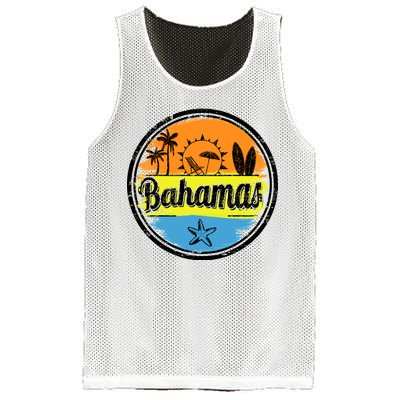 Bahamas Retro Circle Mesh Reversible Basketball Jersey Tank