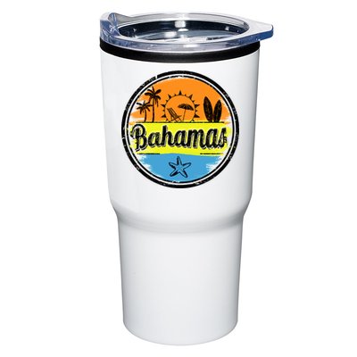 Bahamas Retro Circle Tumbler