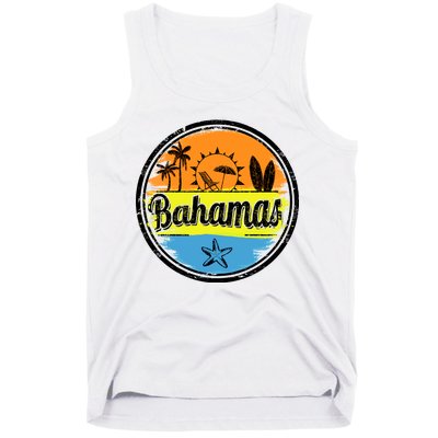 Bahamas Retro Circle Tank Top