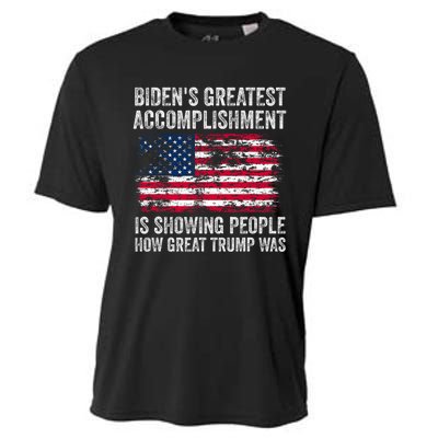 BidenS Accomplishment Is Showing People How Great Trump Was Cooling Performance Crew T-Shirt