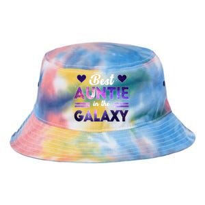 Best Auntie In The Galaxy Happy Parents Day Tie Dye Gift Tie Dye Newport Bucket Hat