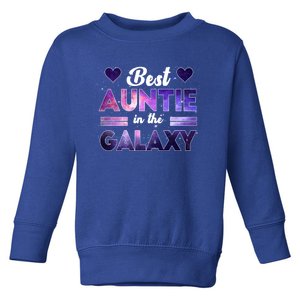 Best Auntie In The Galaxy Happy Parents Day Tie Dye Gift Toddler Sweatshirt