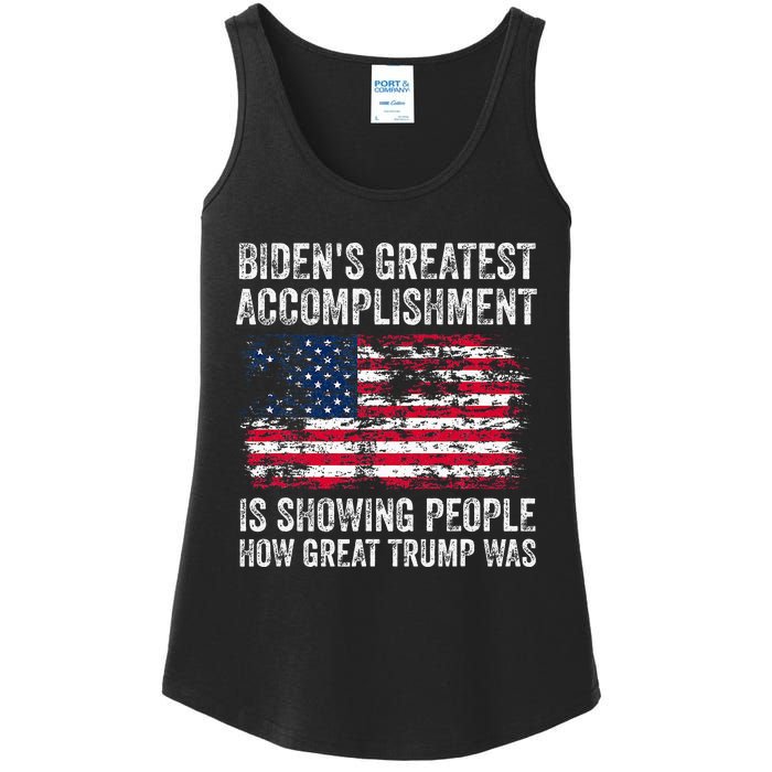 BidenS Accomplishment Is Showing People How Great Trump Was Ladies Essential Tank