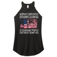 BidenS Accomplishment Is Showing People How Great Trump Was Women's Perfect Tri Rocker Tank