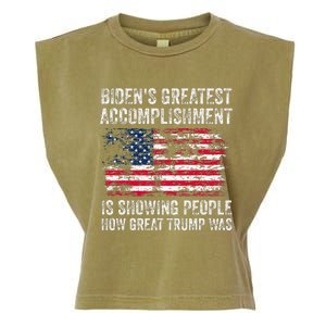 BidenS Accomplishment Is Showing People How Great Trump Was Garment-Dyed Women's Muscle Tee