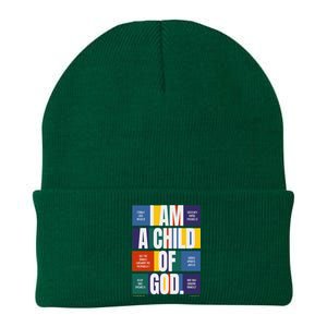 Bible Affirmations I'm a child of God Christian Faith Knit Cap Winter Beanie