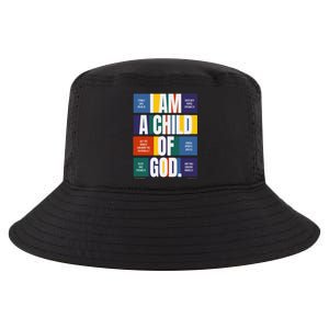 Bible Affirmations I'm a child of God Christian Faith Cool Comfort Performance Bucket Hat