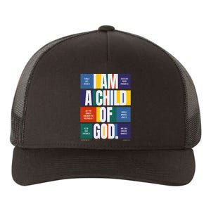 Bible Affirmations I'm a child of God Christian Faith Yupoong Adult 5-Panel Trucker Hat