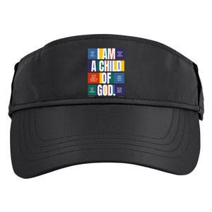 Bible Affirmations I'm a child of God Christian Faith Adult Drive Performance Visor