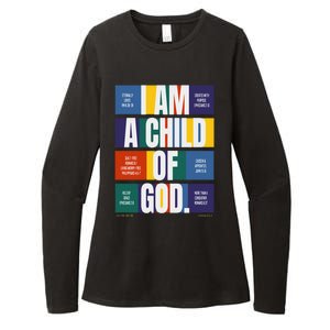 Bible Affirmations I'm a child of God Christian Faith Womens CVC Long Sleeve Shirt