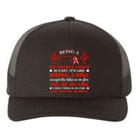 Being A Ice Hockey Coach Is Easy Yupoong Adult 5-Panel Trucker Hat