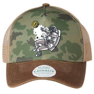 Bitcoin Astronaut In Space Legacy Tie Dye Trucker Hat