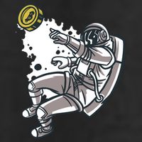 Bitcoin Astronaut In Space Cool Comfort Performance Bucket Hat