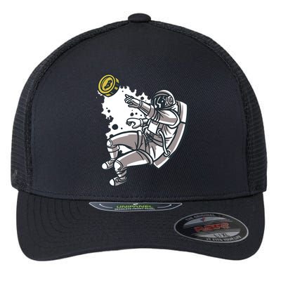 Bitcoin Astronaut In Space Flexfit Unipanel Trucker Cap