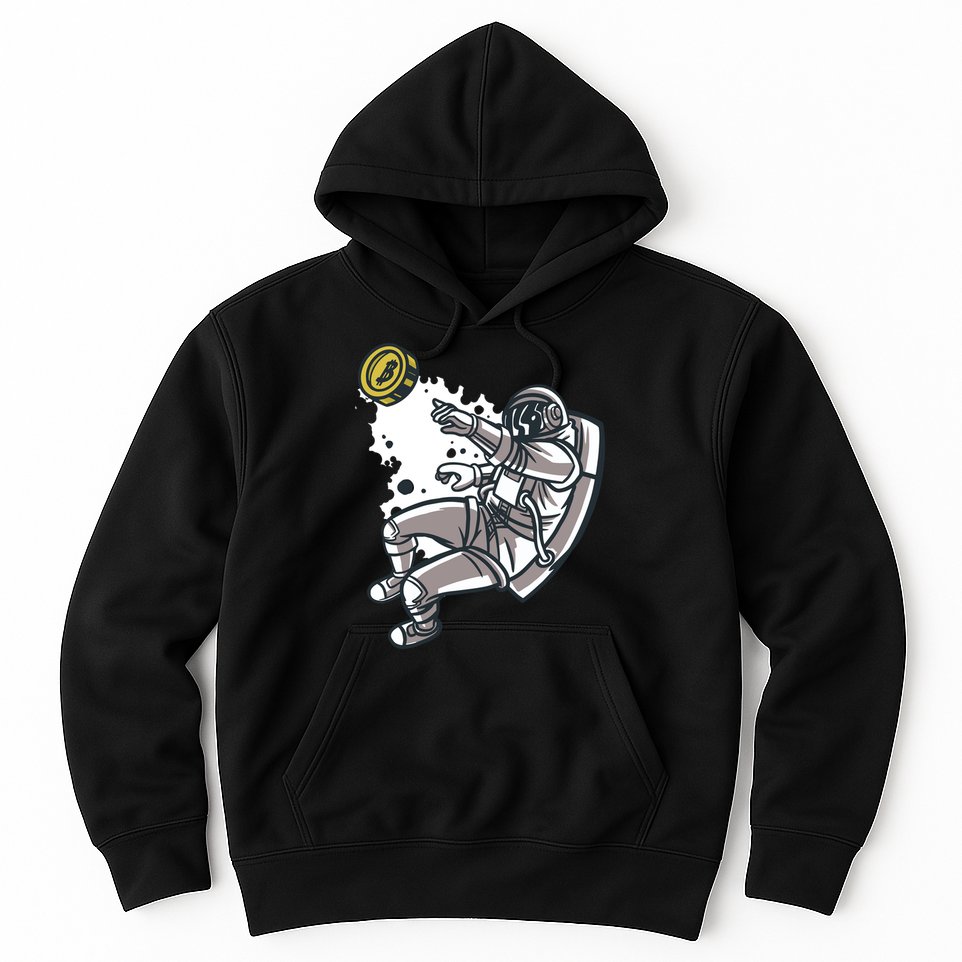 Bitcoin Astronaut In Space Hoodie