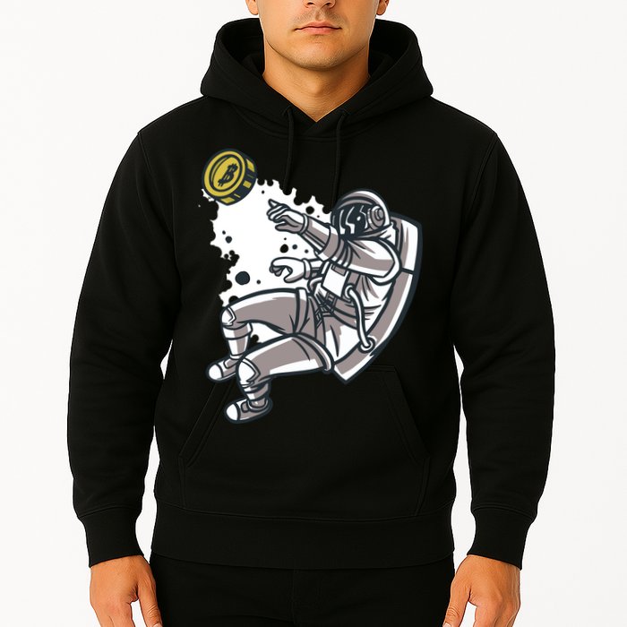 Bitcoin Astronaut In Space Hoodie