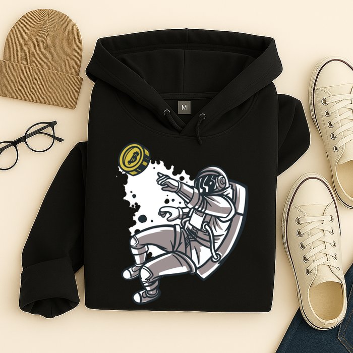 Bitcoin Astronaut In Space Hoodie
