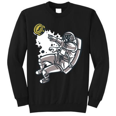 Bitcoin Astronaut In Space Sweatshirt