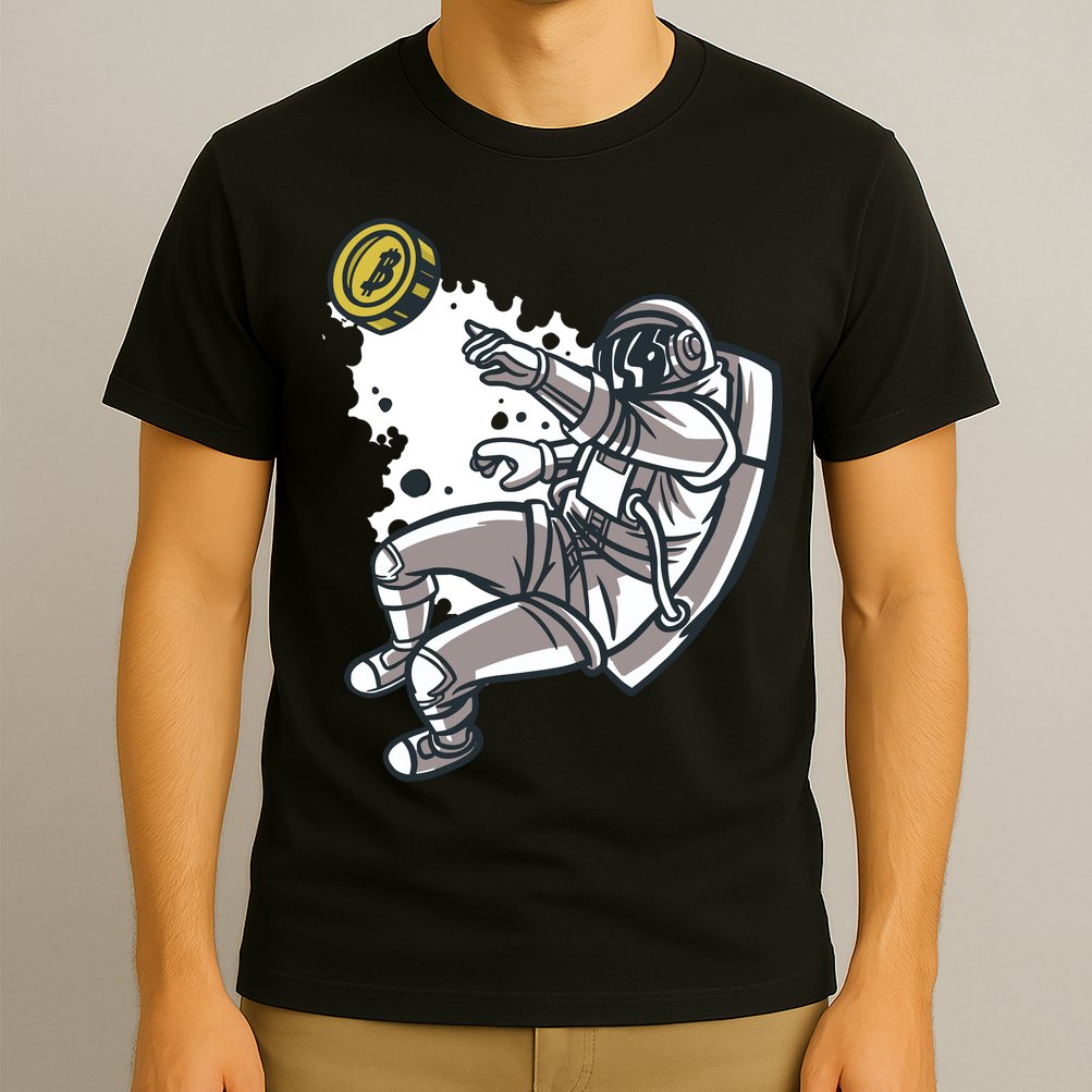 Bitcoin Astronaut In Space T-Shirt