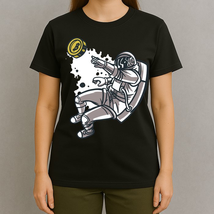 Bitcoin Astronaut In Space T-Shirt