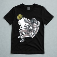 Bitcoin Astronaut In Space T-Shirt